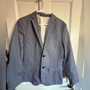 H&M slim fit blazer elbow pads L all cotton